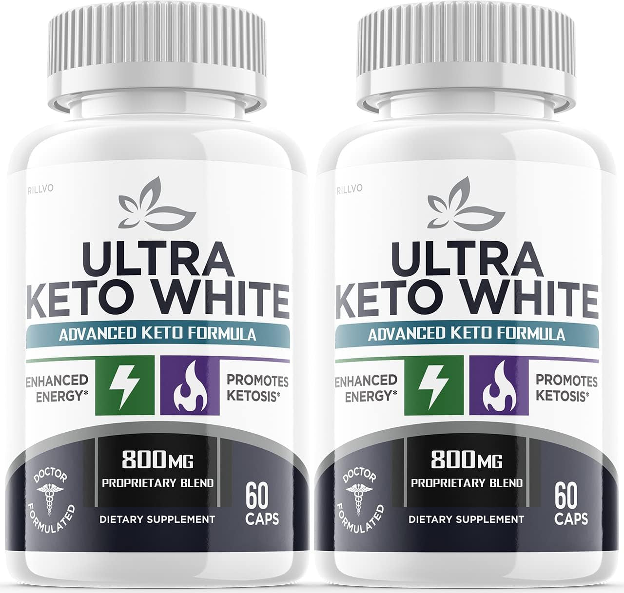 (2 Pack) Ultra Keto White Pills (120 Capsules)