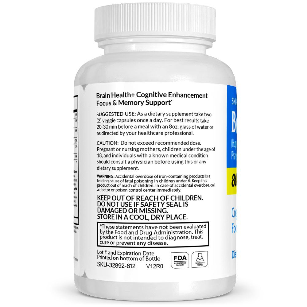 Brain Health Pharmaceutical-Grade Brain Supplements, Vitamins, Vitasource