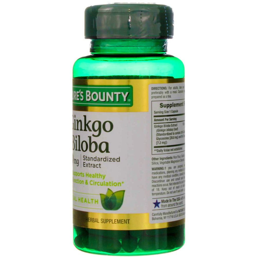 Nature'S Bounty Ginkgo Biloba 120 Mg 100 Ea (Pack of 3)