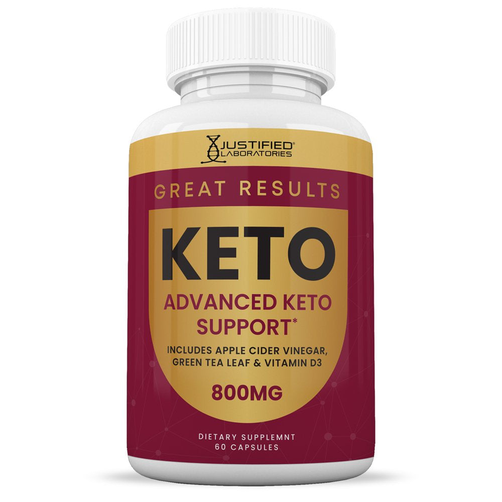 (10 Pack) Justified Laboratories Great Results Keto ACV Pills 1275Mg Dietary Supplement 600 Capsules