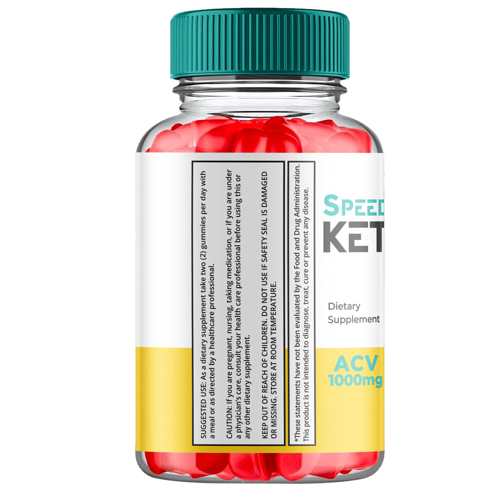 (2 Pack) Speedy Keto ACV Gummies - Supplement for Weight Loss - Energy & Focus Boosting Dietary Supplements for Weight Management & Metabolism - Fat Burn - 120 Gummies