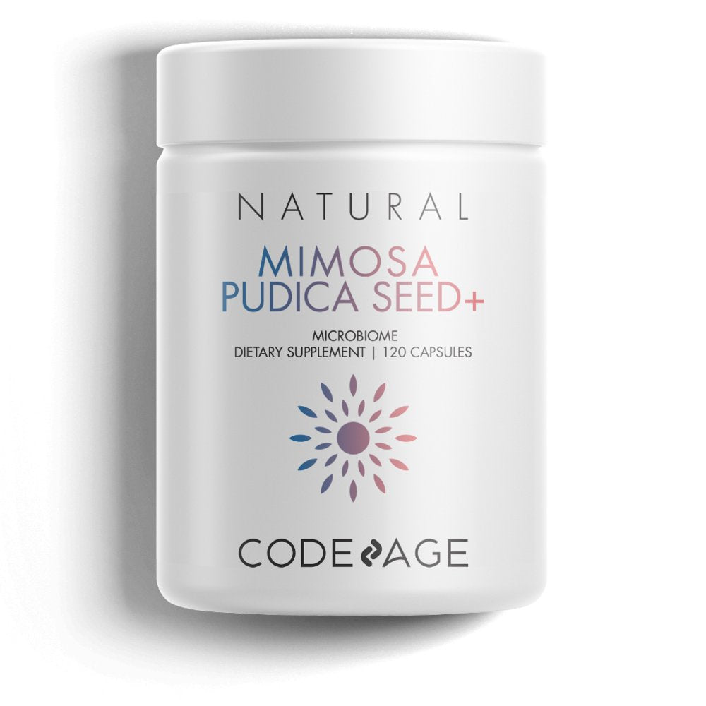 Codeage Mimosa Pudica Seed, Organic Mimosa Pudica Capsules, Black Walnut, Cloves, Botanicals, Vegan, 120 Ct