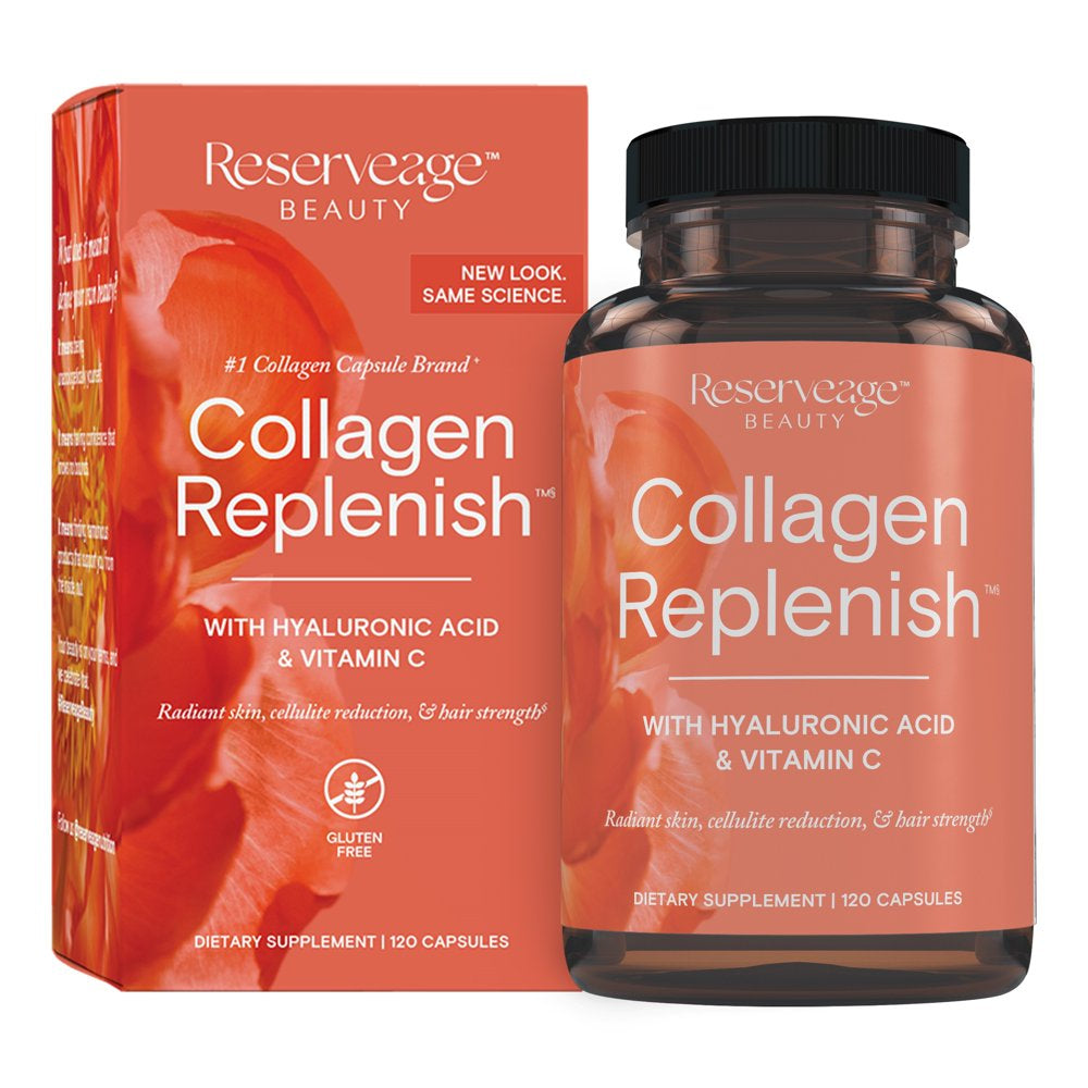 Collagen Replenish, 120 Capsules, Reserveage Nutrition
