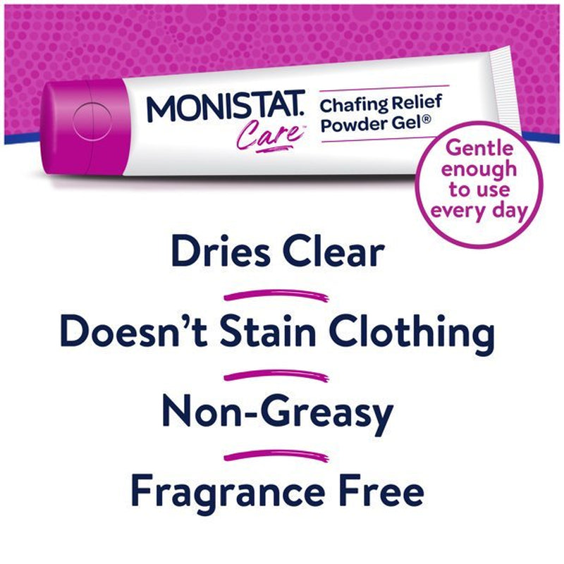 Monistat Soothing Care Chafing Relief Powder-Gel, 1.5-Ounce Tube