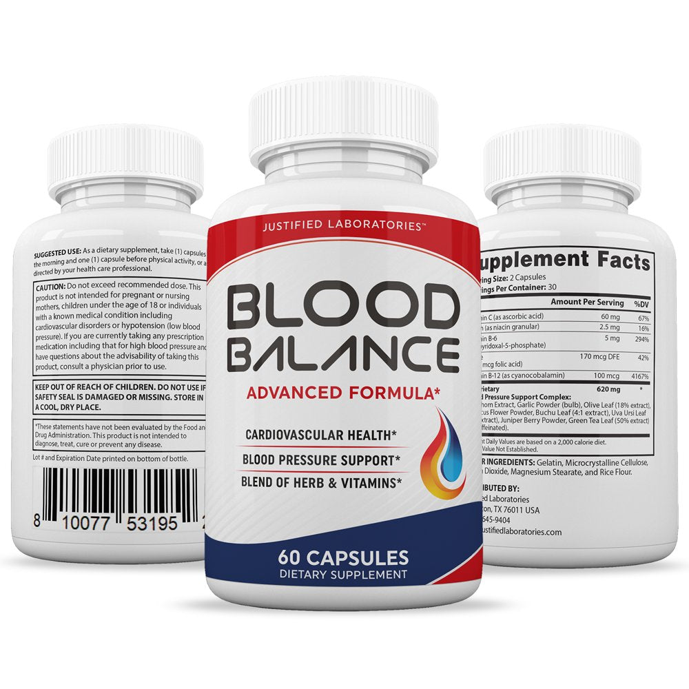 (3 Pack) Blood Balance Premium Formula 688MG 180 Capsules