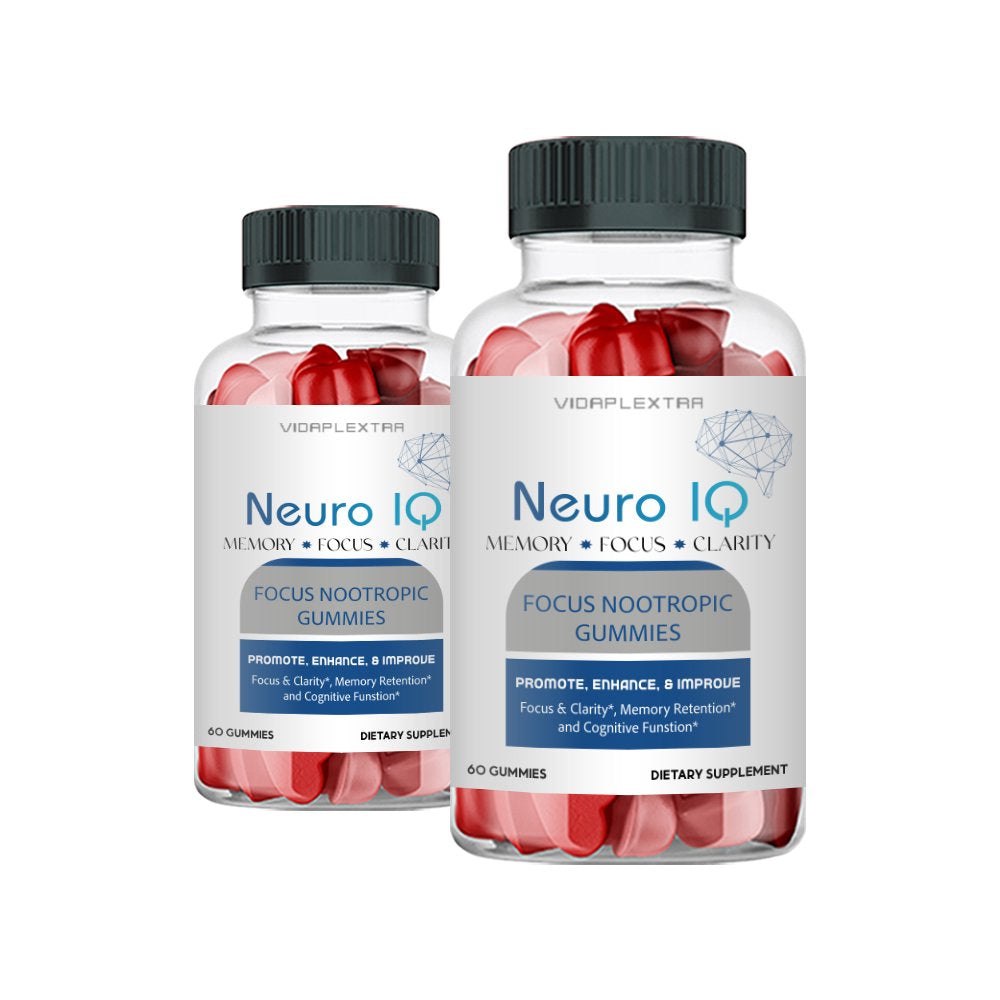 (2 Pack) Neuro IQ - Neuroiq Focus Nootropic Gummies