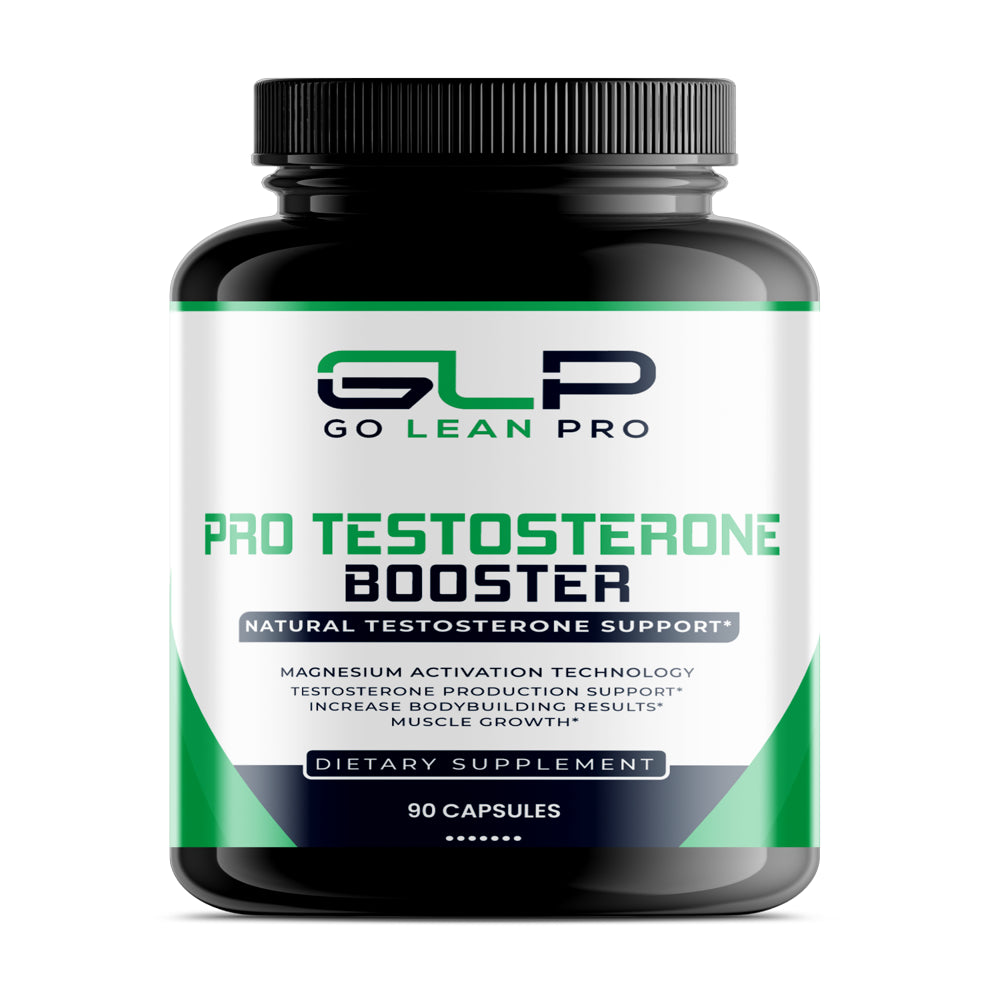 Pro Testosterone Booster Supplement by GLP - Increase Bodybuilding Results & Muscle Growth - 90 Capsules