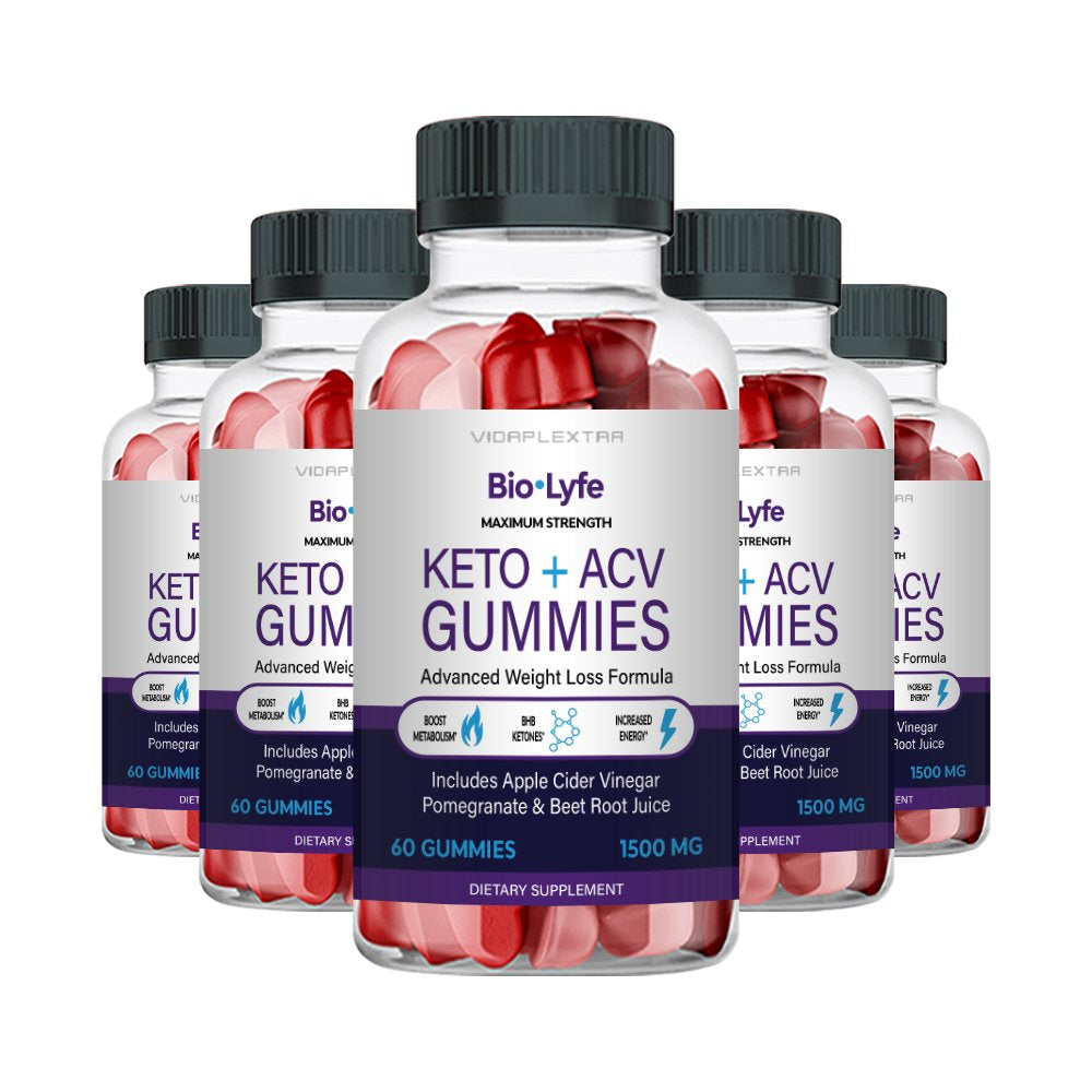 Biolyfe Keto - Bio Lyfe Keto+Acv Gummies (5 Pack)