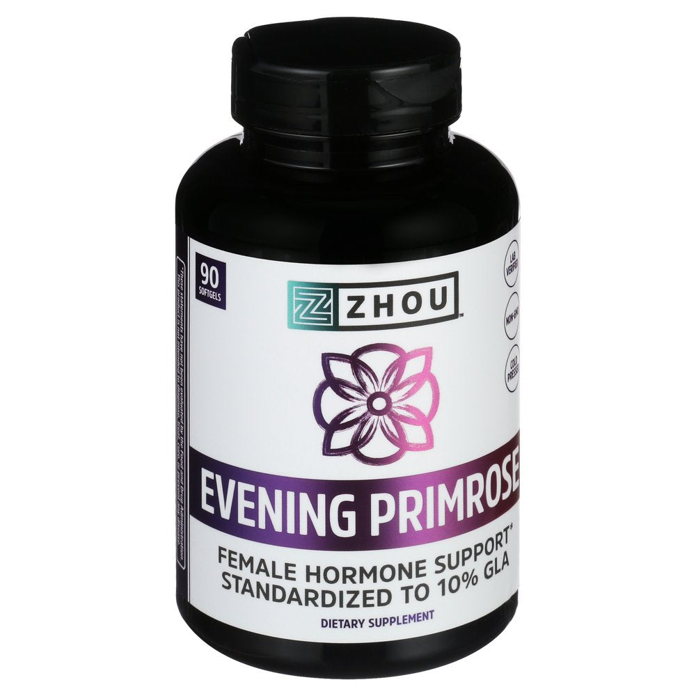 Zhou Nutrition Evening Primrose Oil Capsules, 90Ct