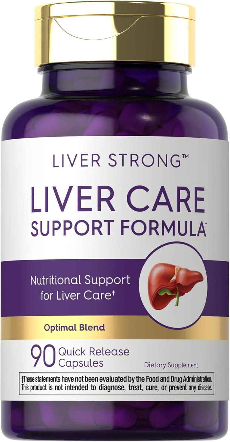 Carlyle Liver Support Supplement | 90 Capsules | Powerful Complex | Liver Care Formula | Non-Gmo, Gluten Fee