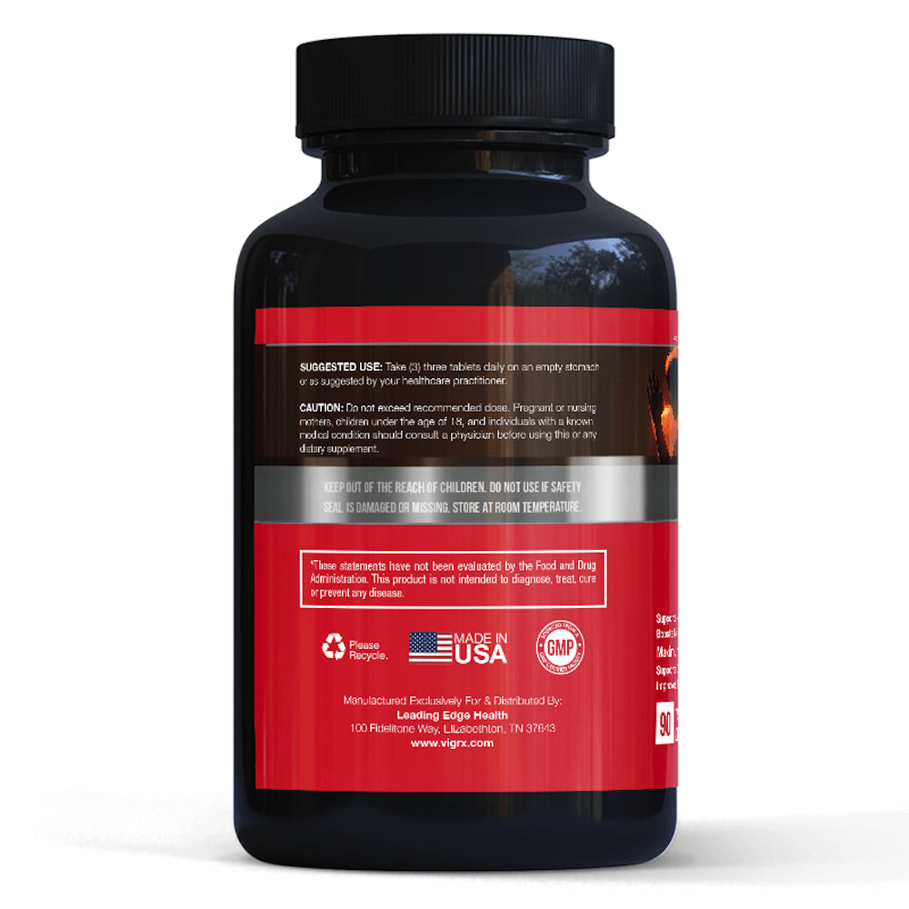 Vigrx Nitric Oxide Support 90 Tablets L-Citrulline & L-Arginine Blend, Supplement, Leading Edge