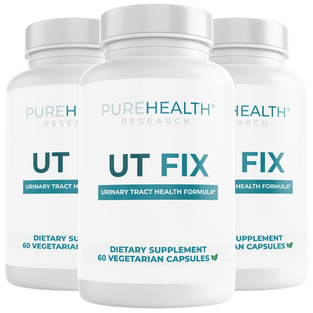 UT FIX D Mannose with Cranberry Supplement for Uti & Urinary Tract Health by Purehealth Research X3