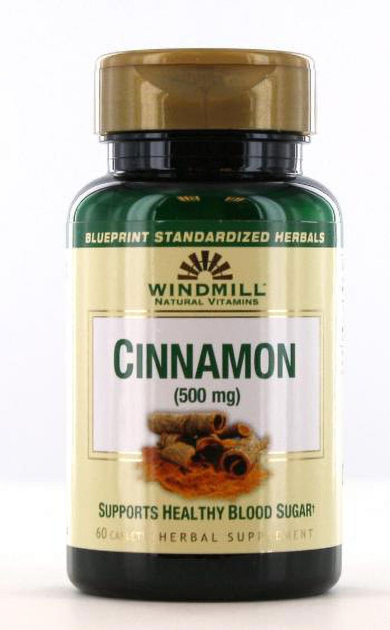 Cinnamon Capsules 500 Mg Windmill - 60 Ea