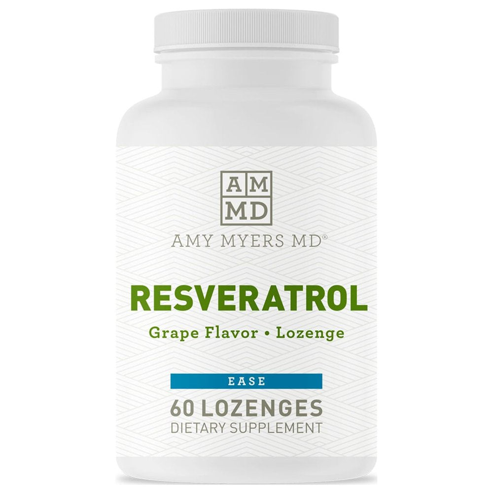 Amy Myers Resveratrol Supplement - Free Radical Scavenger to Support Immune System, Heart Health & Aging - Antioxidant Supplement to Balance Inflammatory Response & Support Blood Circulation, 60 Cap