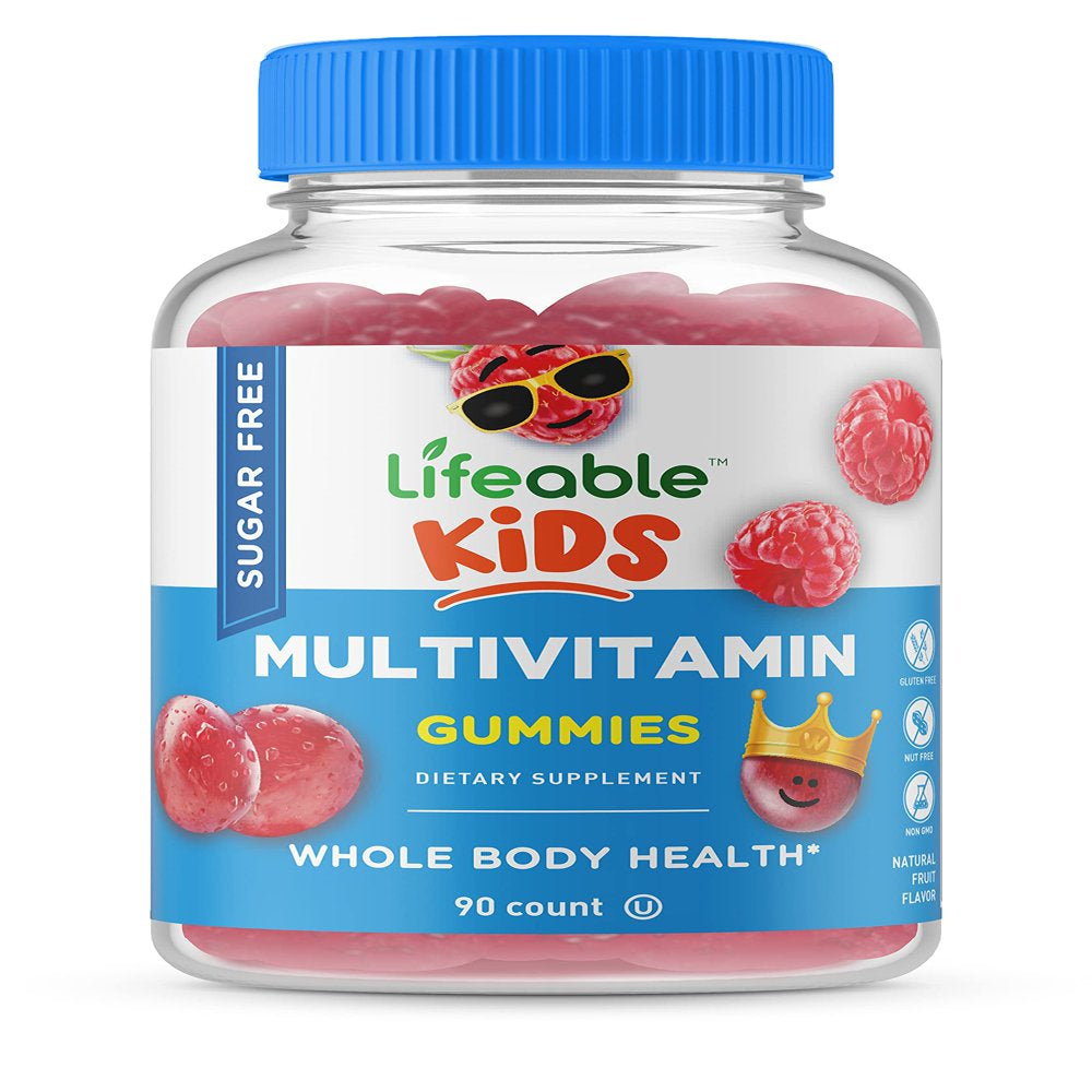 Lifeable Sugar Free Multivitamin for Kids - 90 Gummies