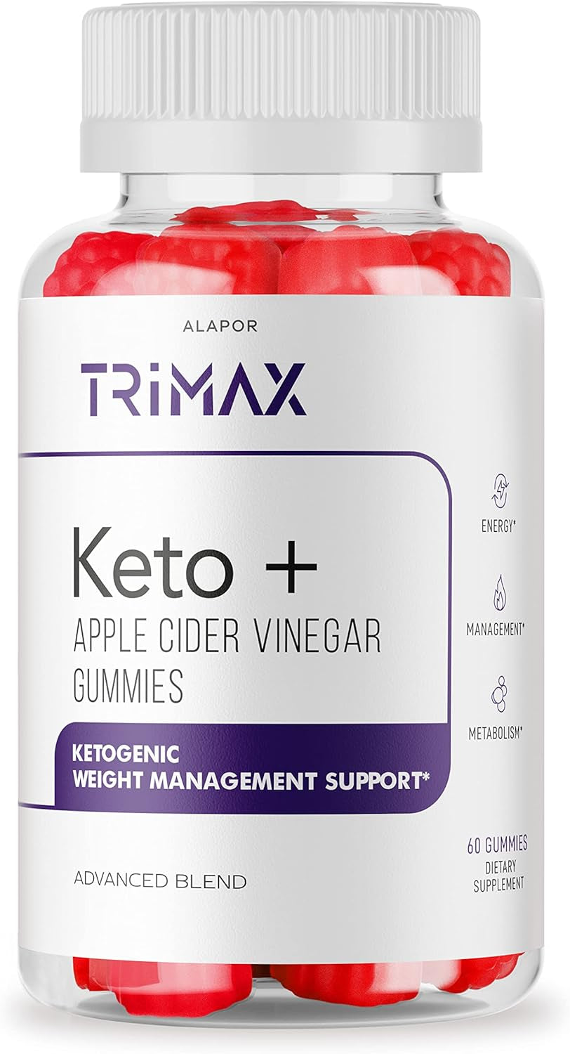 Trimax Keto ACV Gummies - New Advance Formula Apple Cider Vinegar Tri Max Gummys, Advanced Trimaxgummies Luxe Keto plus for Health, Trimaxx Gummy S for 30 Days Supply