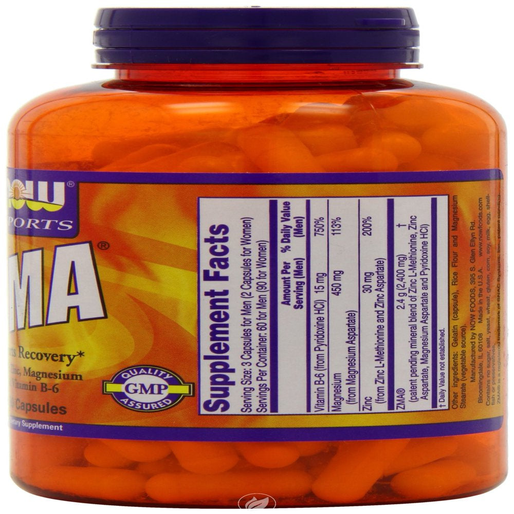 NOW Sports Zma(R) 800Mg 180 Vcaps