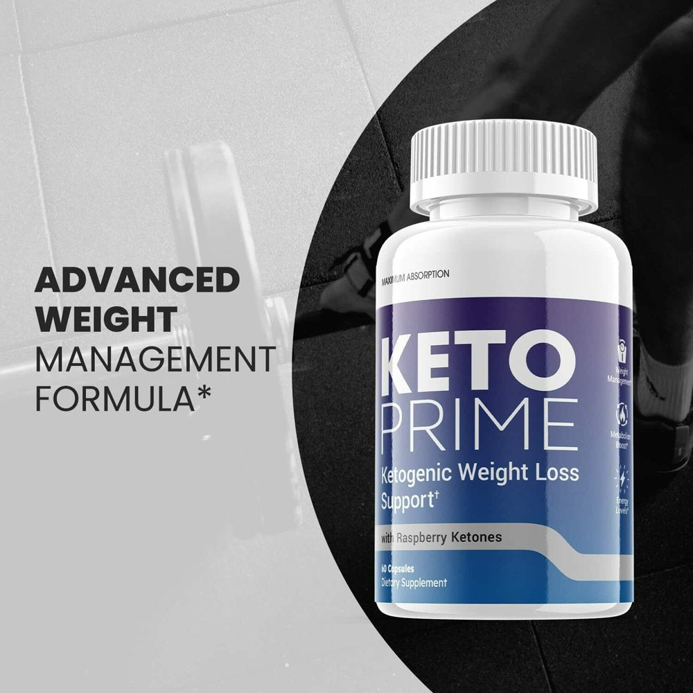 (5 Pack) Keto Prime - Supplement for Weight Loss - Energy & Focus Boosting Dietary Supplements for Weight Management & Metabolism - Advanced Fat Burn Raspberry Ketones Pills - 300 Capsules