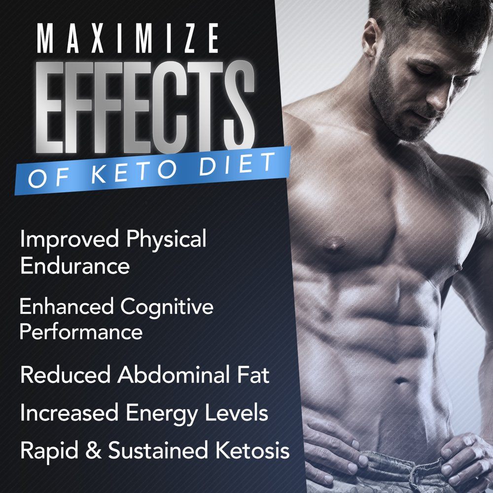 Ultimate Keto - BHB Exogenous Ketones Supplement - Weight Loss and Keto Diet Support (60 Capsules)