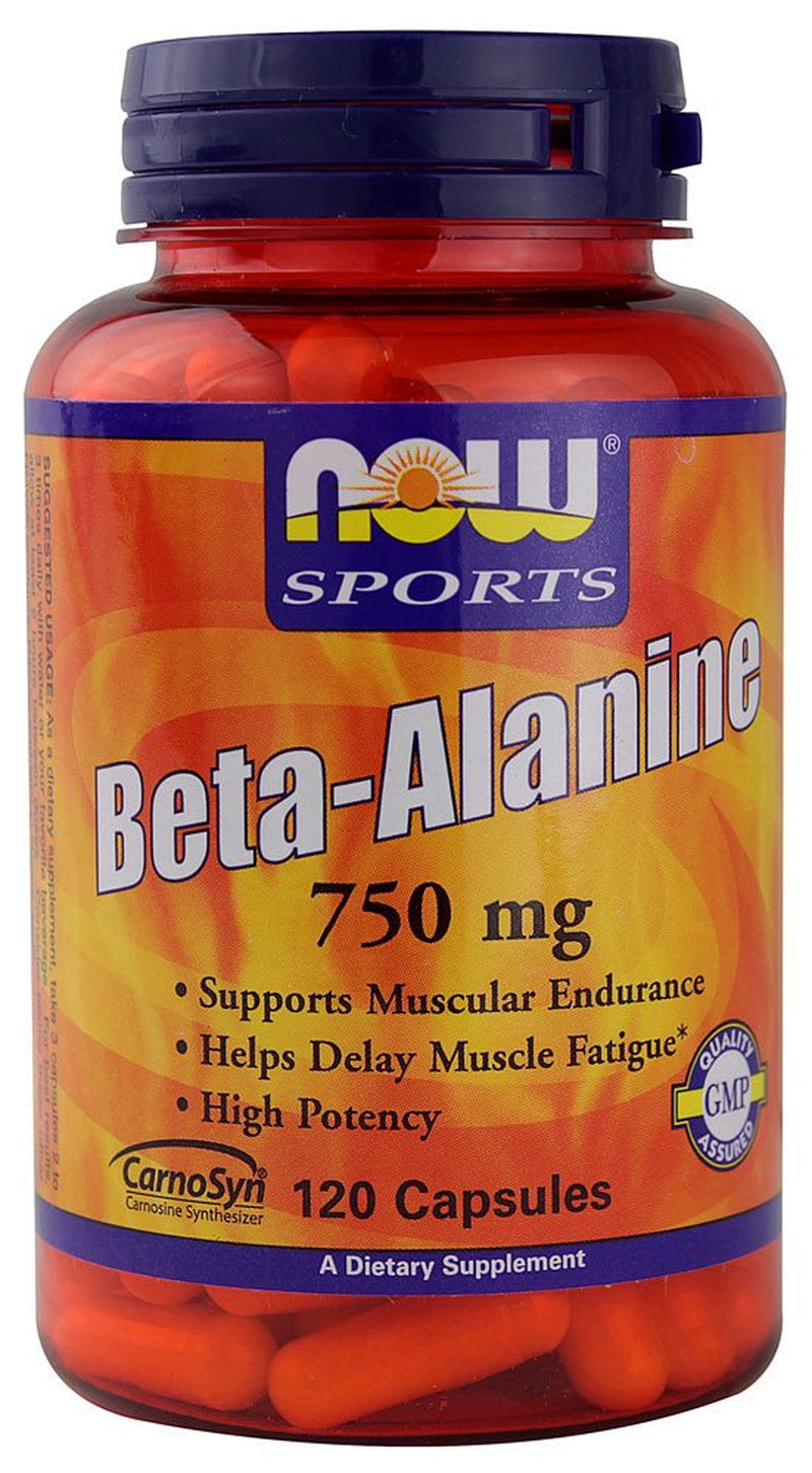 NOW Sports Beta-Alanine -- 750 Mg - 120 Capsules