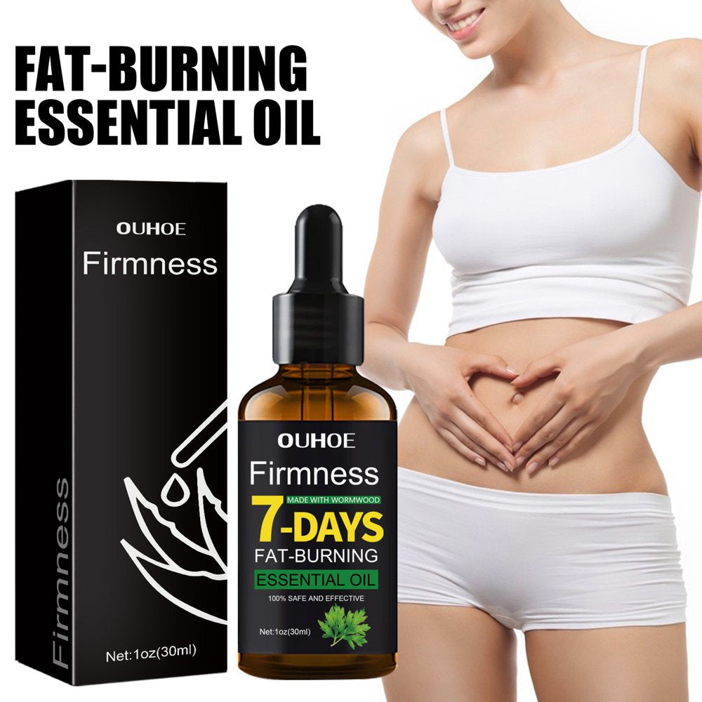 Yifudd Fat-Burning Essential Oil,Firming and Slimming Essential Oil for Slimming and Weight Loss ,7 Days Burning Fat Slimming Oil 30Ml