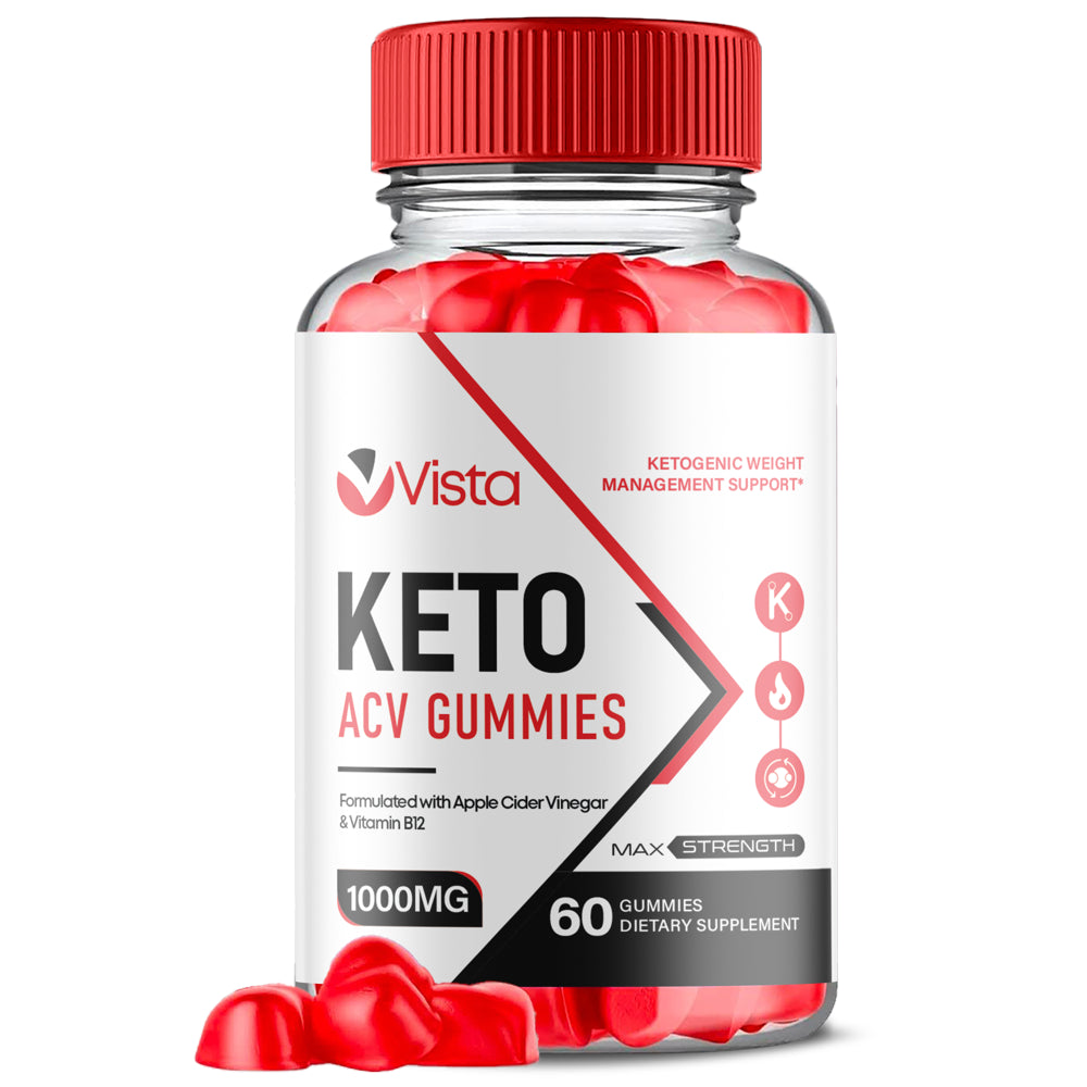 (1 Pack) Vista Keto ACV Gummies - Apple Cider Vinegar Supplement for Weight Loss - Energy & Focus Boosting Dietary Supplements for Weight Management & Metabolism - Fat Burn - 60 Gummies