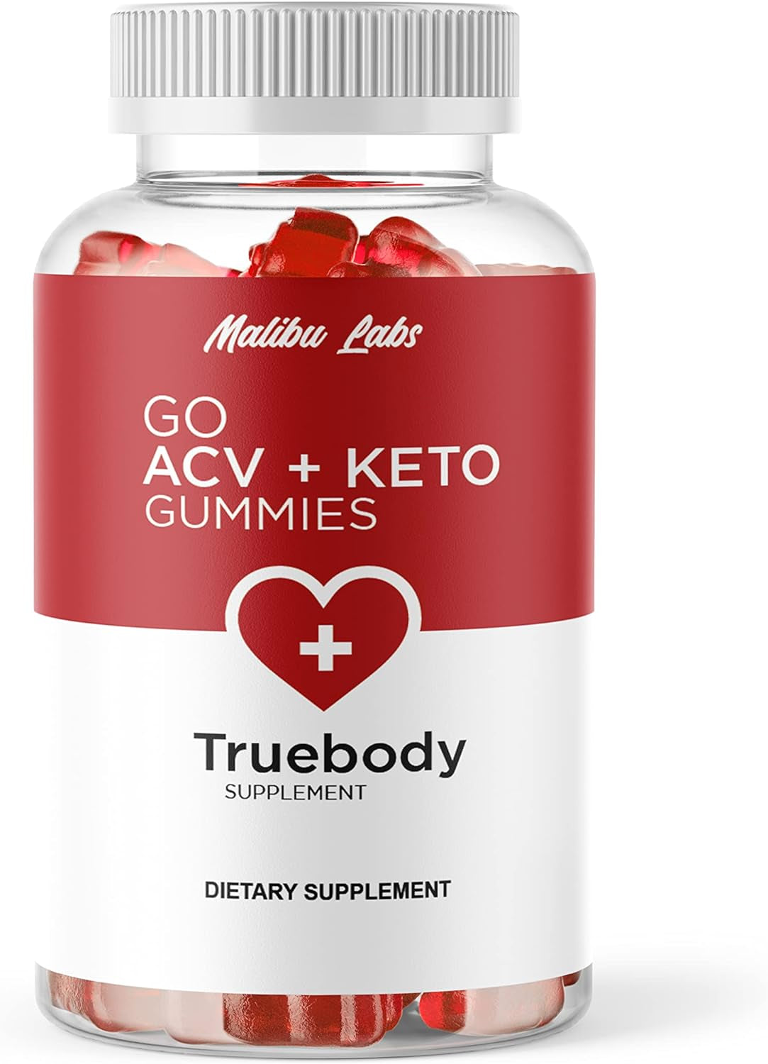 Truebody Go ACV + Keto Gummies, Apple Cider Vinegar Ketosis, True Body New Strong Time Released Formula, Ketos Shark Gummy, 1500Mg Once a Day Ketogenic Support Supplement, (1 Pack) 30 Day Supply Tank