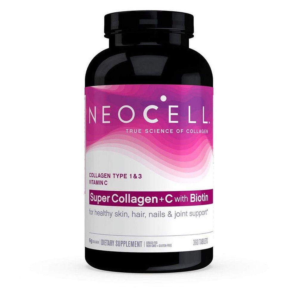 Neocell Super Collagen Type I & III +C with Biotin 360 Tablets - 2 Pack