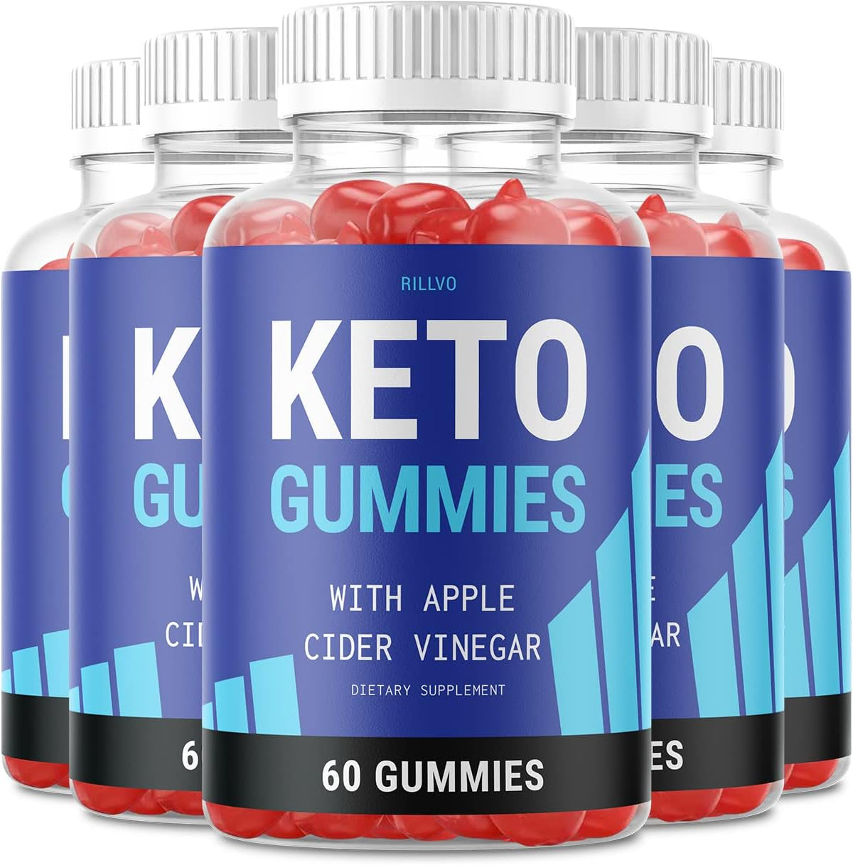 (5 Pack) Kickin ACV Gummies - Advanced Formula Kickinketo with Apple Cider Vinegar Kicking (300 Gummies)