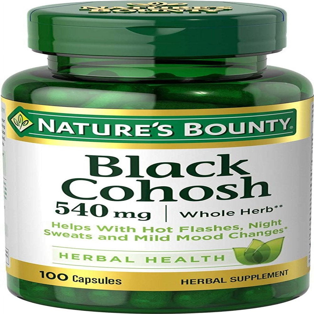 Nature'S Bounty Black Cohosh 540 Mg Capsules 100 Ea (Pack of 3)