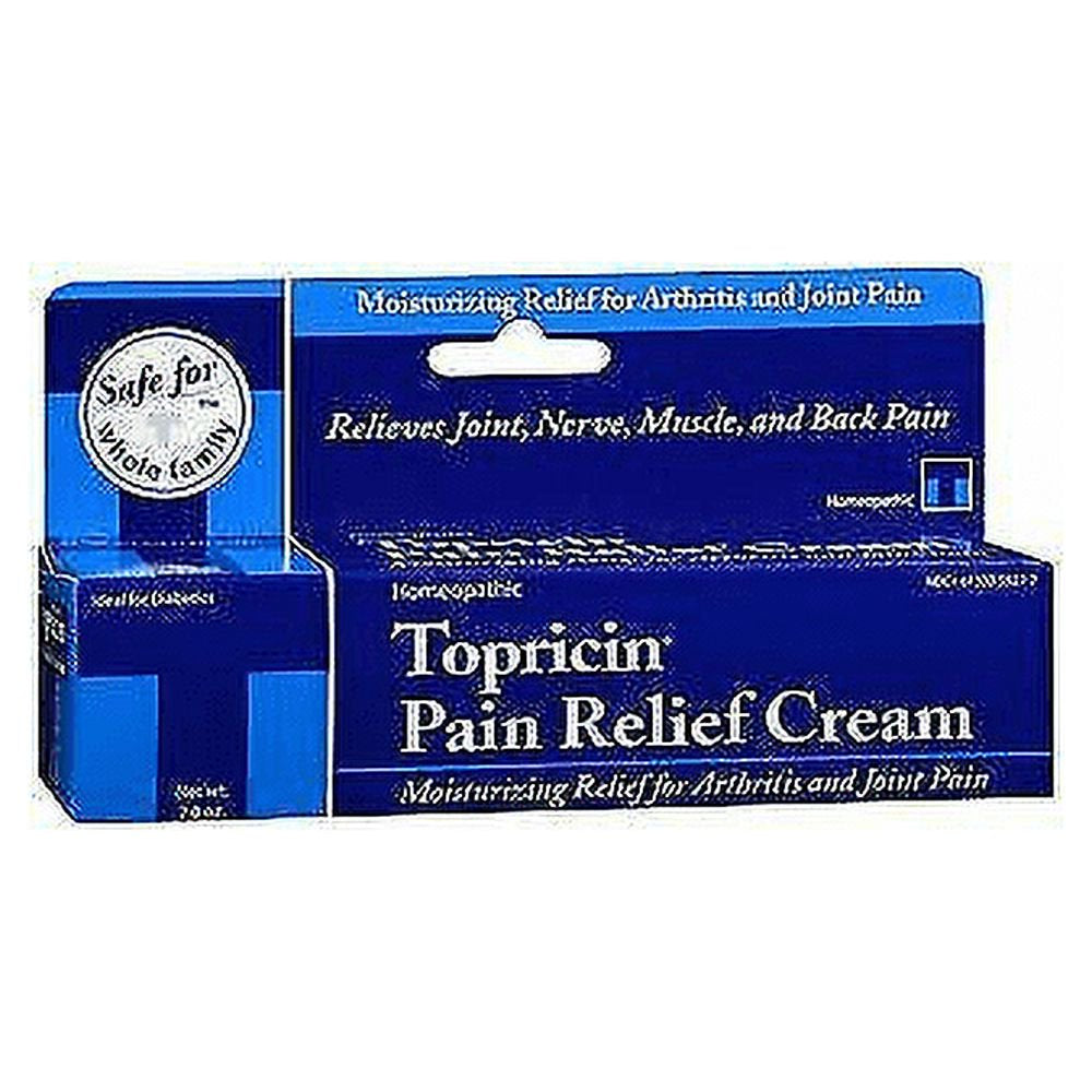 Topricin Pain Relief and Healing Cream 2 Oz (Pack of 6)