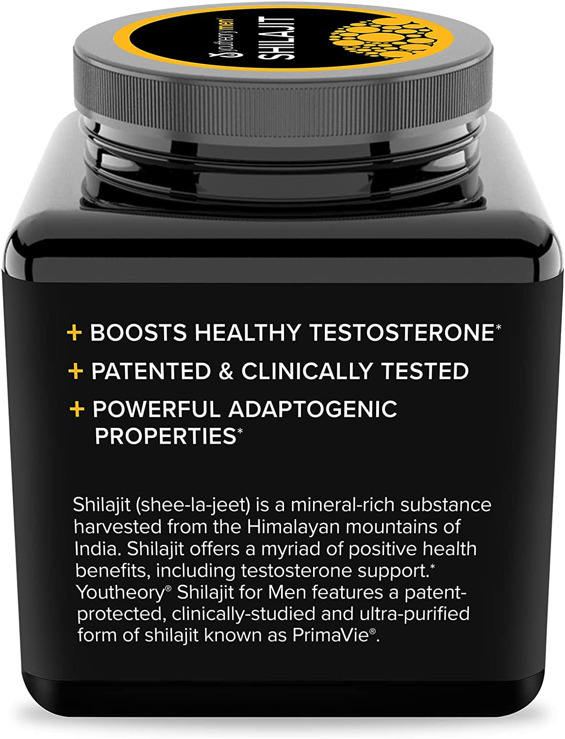 Youtheory Daily Fat Burner, Vegetarian Capsules, 60 Count Bottle Mens Shilajit Advanced 60 Count Bottle Value Bundle