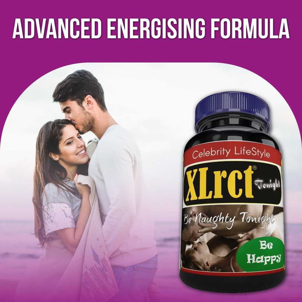 Xlrct Testosterone Booster for Men, Boost Stamina 10X Energy & Libido Booster for Men (60 Pills)