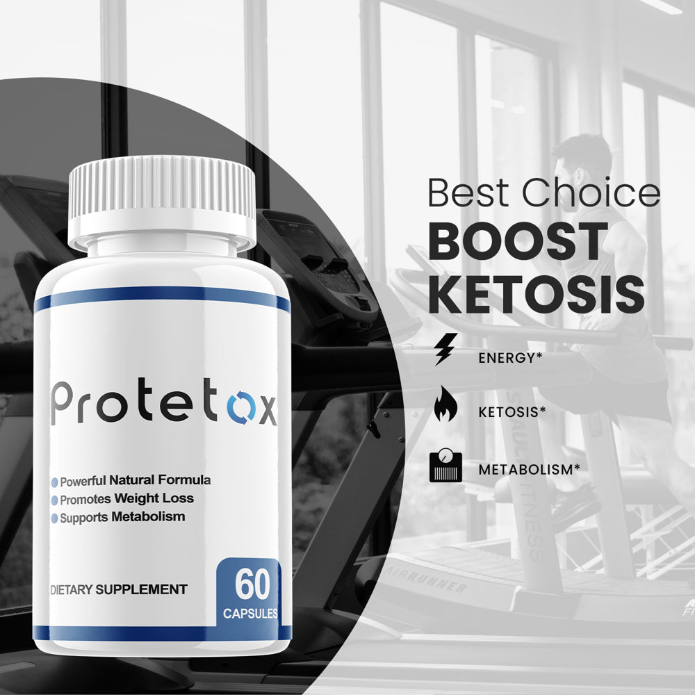 (5 Pack) Protetox - Keto Weight Loss Formula - Energy & Focus Boosting Dietary Supplements for Weight Management & Metabolism - Advanced Fat Burn Raspberry Ketones Pills - 300 Capsules