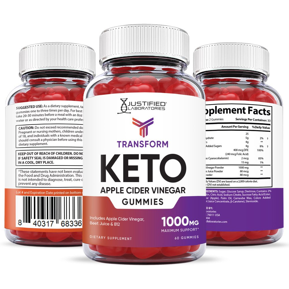 Transform Keto ACV Gummies 1000Mg & Keto ACV Pills 1275MG Bundle