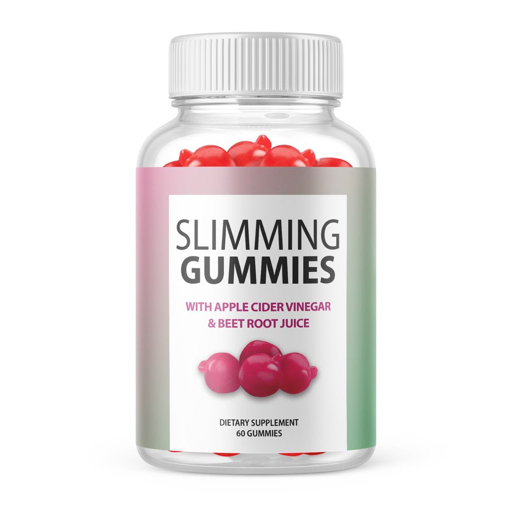 (1 Pack) Slimming Gummies with ACV - Supplement for Weight Loss - Energy & Focus Boosting Dietary Supplements for Weight Management & Metabolism - Fat Burn - 60 Gummies