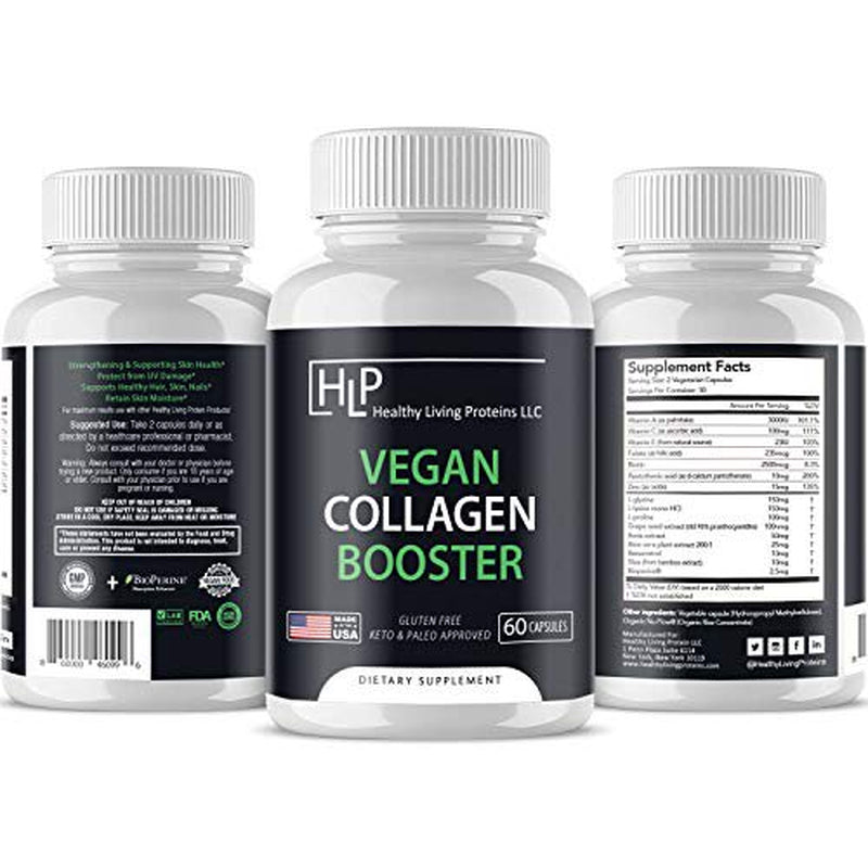 Healthy Living Proteins | Multi Hydrolyzed Collagen Peptides Type I, II, III, V, & X | Grass Fed Bovine, Wild Caught Marine, Free Range Chicken | Gluten Free (Unflavored, 16 Oz)