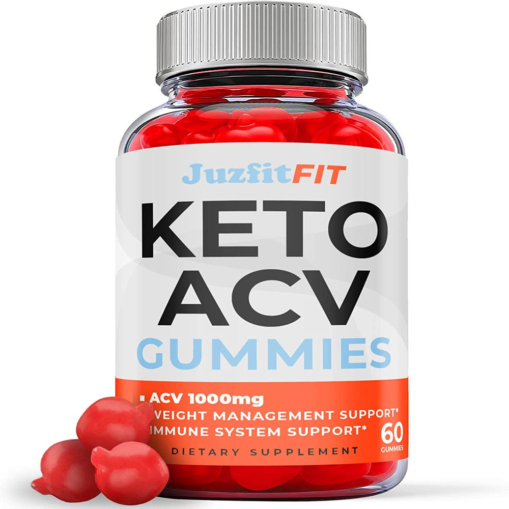 (1 Pack) Juzfit Keto ACV Gummies - Supplement for Weight Loss - Energy & Focus Boosting Dietary Supplements for Weight Management & Metabolism - Fat Burn - 60 Gummies