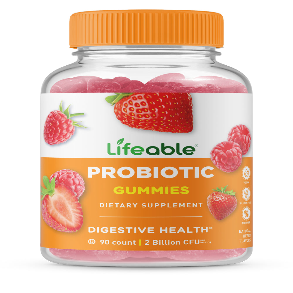 Lifeable Probiotics -2 Billion CFU - 90 Gummies
