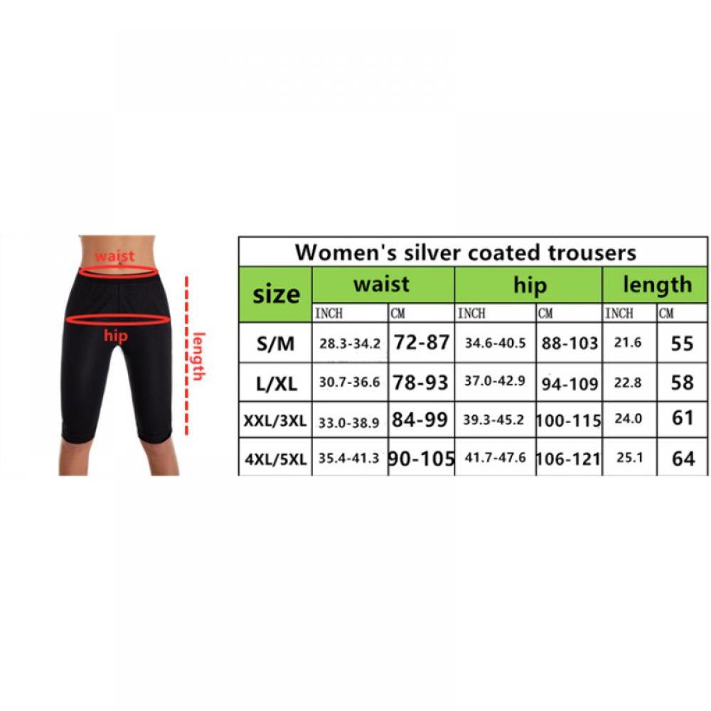 Alvage Women Sauna Sweat Shorts Hot Fitness Capris Pants Exercise Leggings High Waist Thermo Workout Gym Short Pants