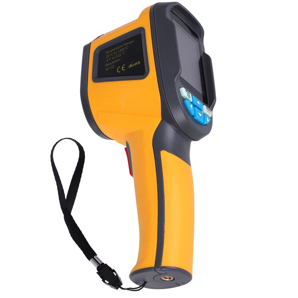 Thermographic Camera, Thermal Imaging Camera Temperature Measurement High Reliability Convenient to Use for Business for Electrical Installation