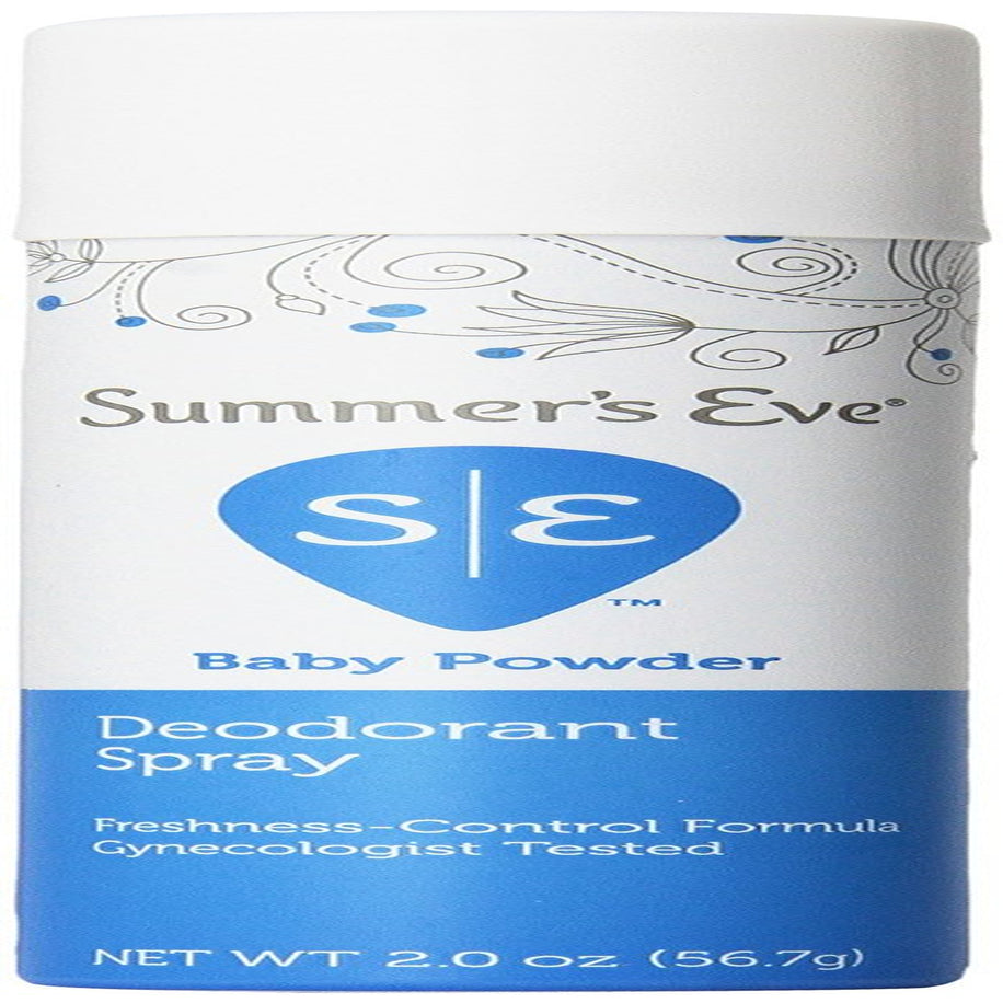 Summer'S Eve Feminine Deodorant Spray, Baby Powder - 2 Oz