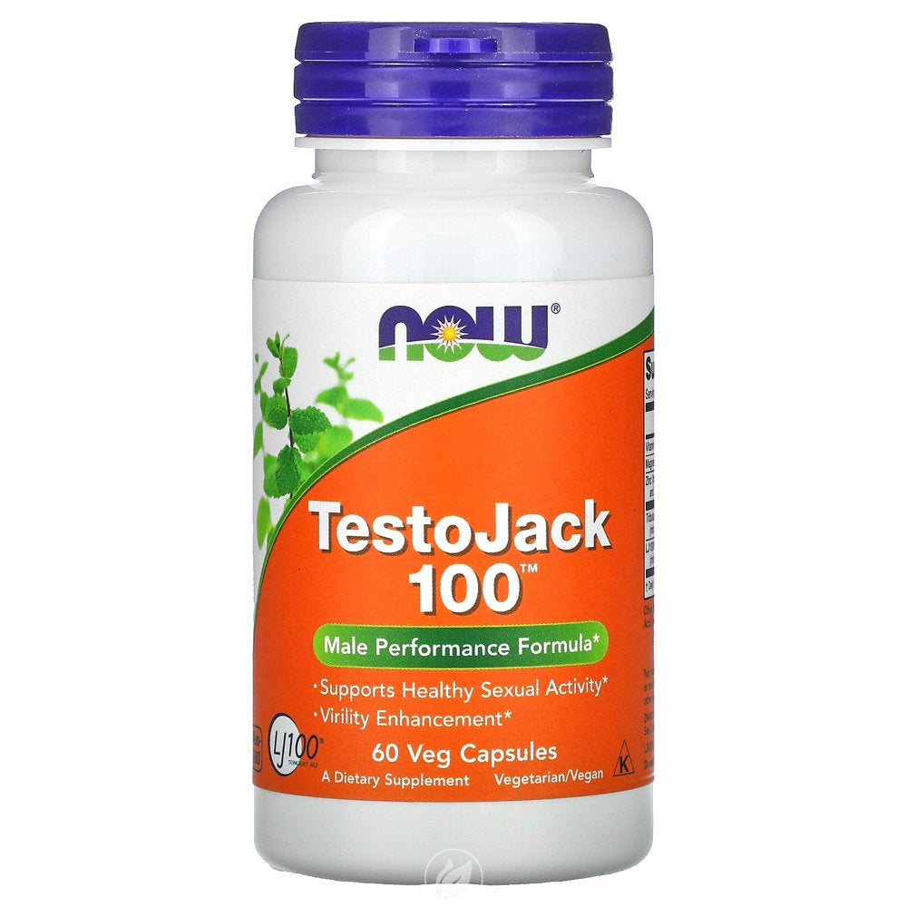 NOW Supplements Testo Jack 100 60 Vcaps