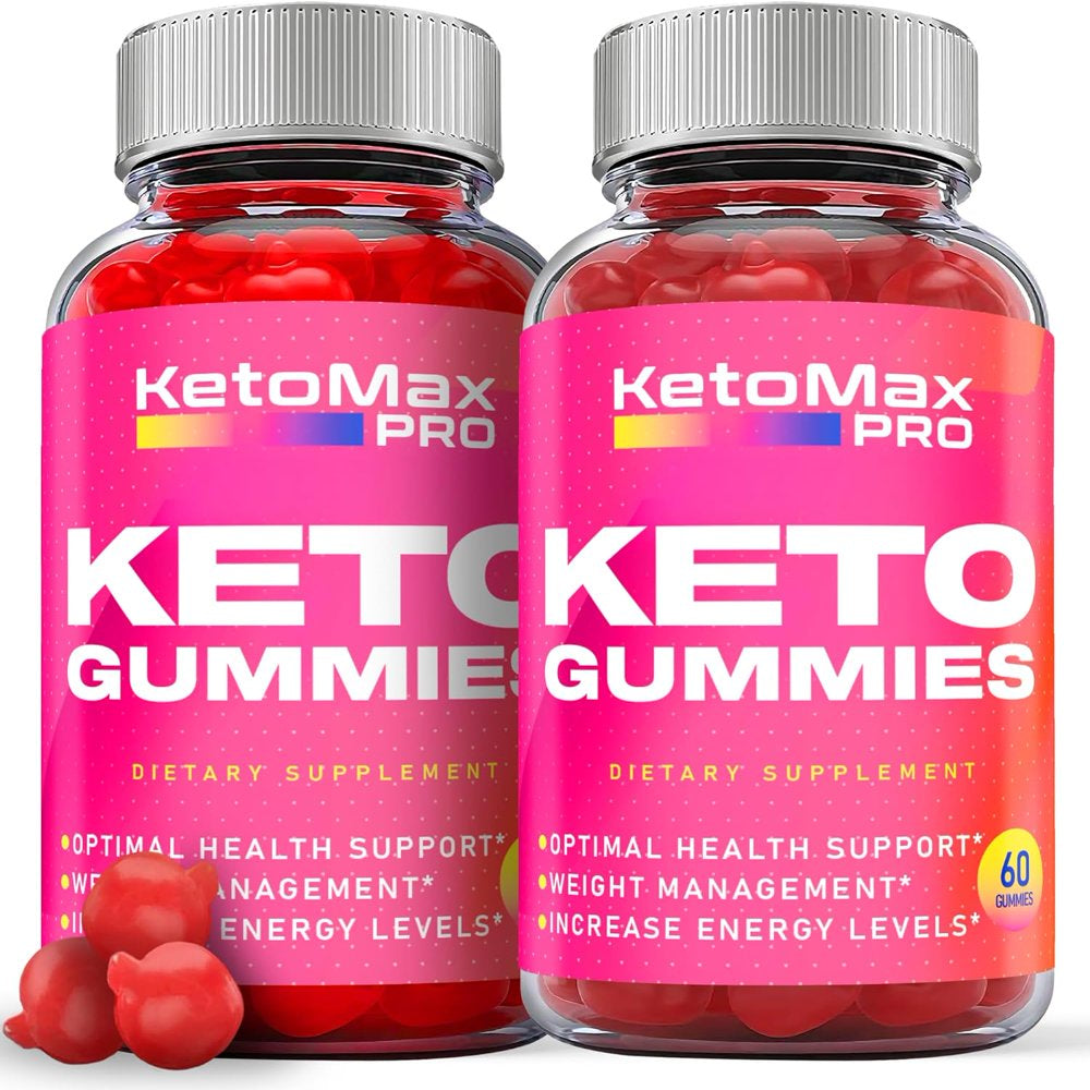 (2 Pack) Keto Max Pro Keto ACV Gummies - Apple Cider Vinegar Supplement for Weight Loss - Energy & Focus Boosting Dietary Supplements for Weight Management & Metabolism - Fat Burn - 120 Gummies