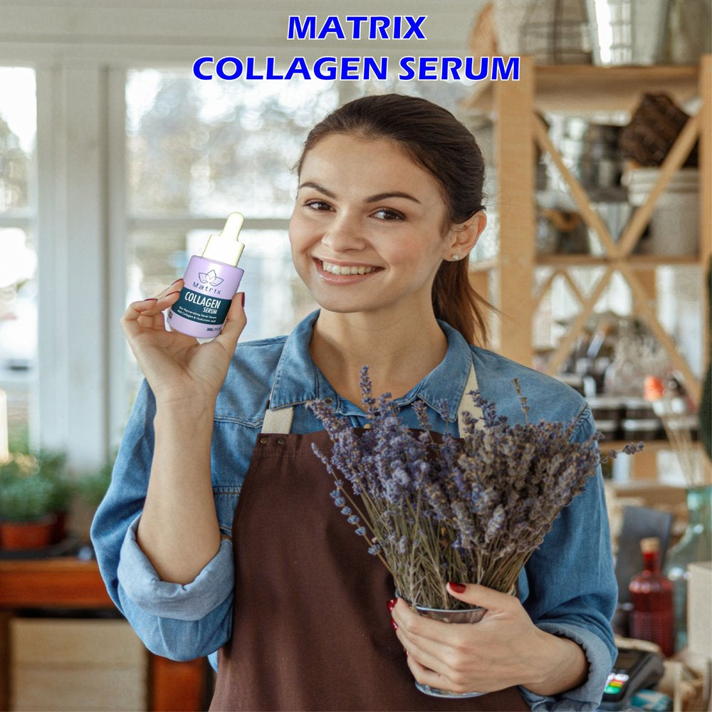 Matrix Collagen Serum for All Skin Types, Anti-Aging, Bright, Smooth, Hydrates