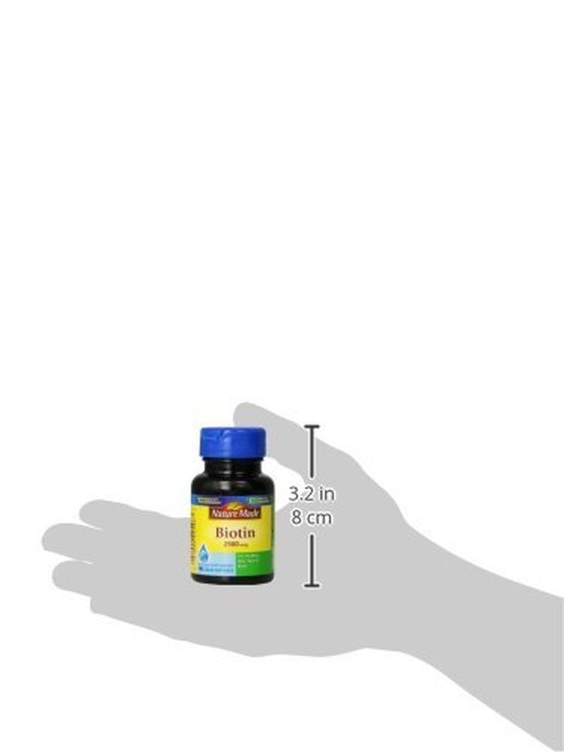 Nature Made High Potency Biotin (B7) 2500 Mcg. Softgels 90 Ct