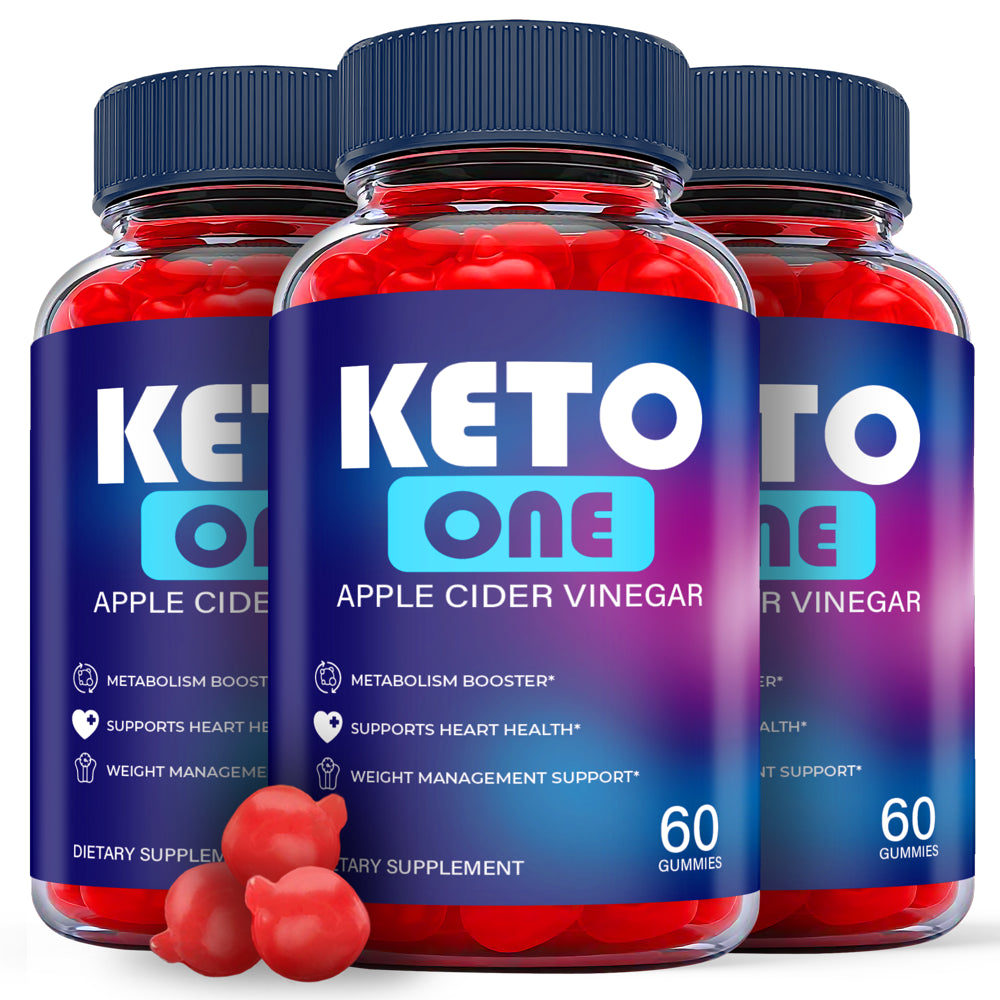 (3 Pack) Keto One Keto ACV Gummies - Supplement for Weight Loss - Energy & Focus Boosting Dietary Supplements for Weight Management & Metabolism - Fat Burn - 180 Gummies