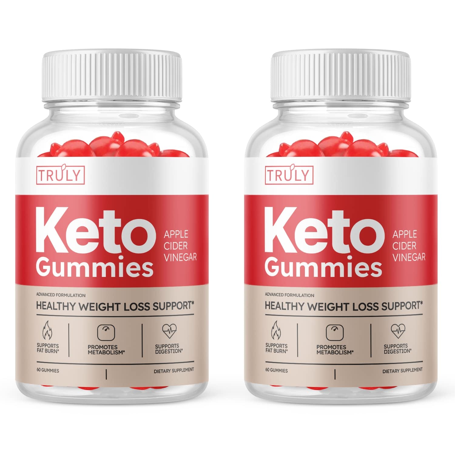 Truly Keto Gummies, Truly Keto ACV Gummies (2 Pack)