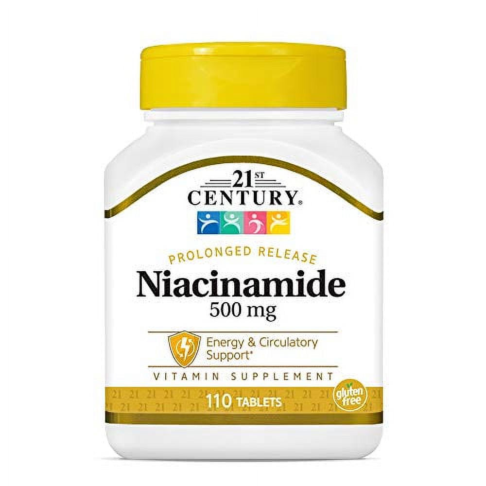 21St Century Niacinamide 500 Mg Prolonged Release Tablets, 110-Count