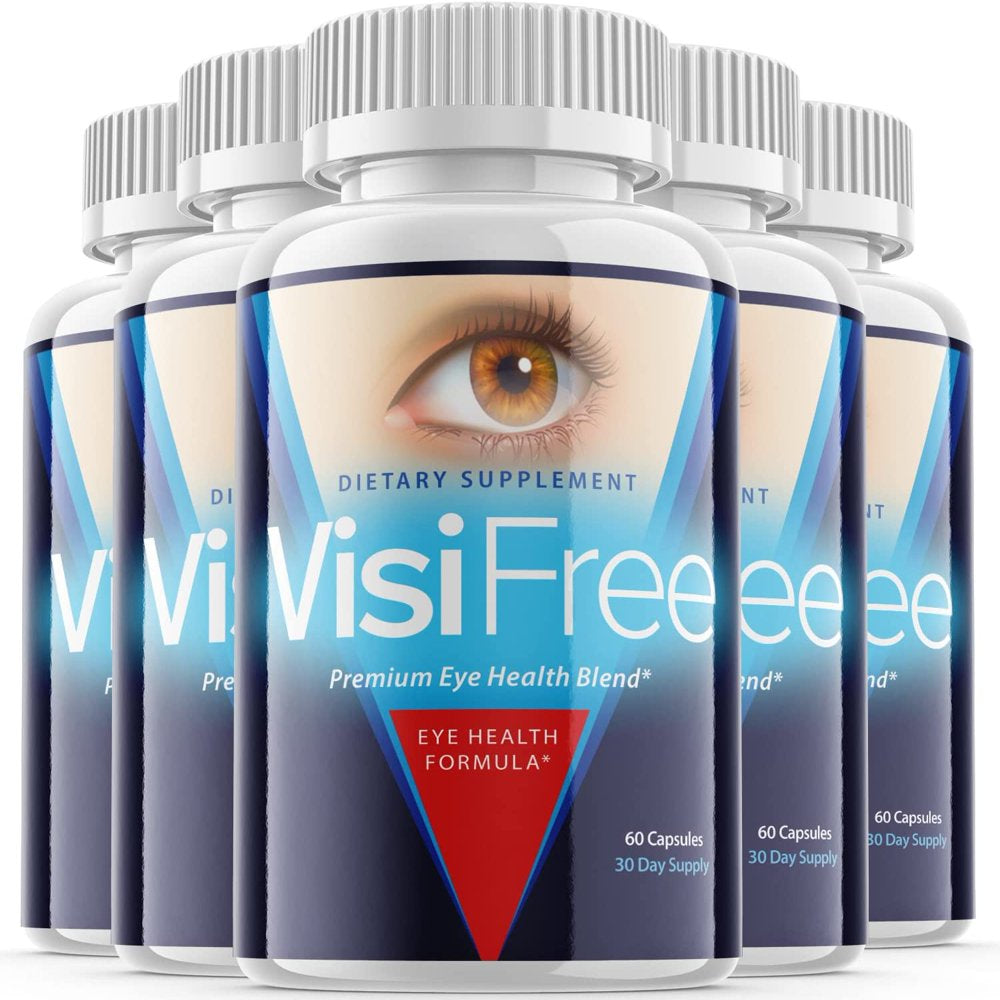 (5 Pack) Visifree - Revolutionary Advanced Vision Matrix Formula - Supports Healthy Vision - Dietary Supplement for Eyes Sight - 300 Capsules